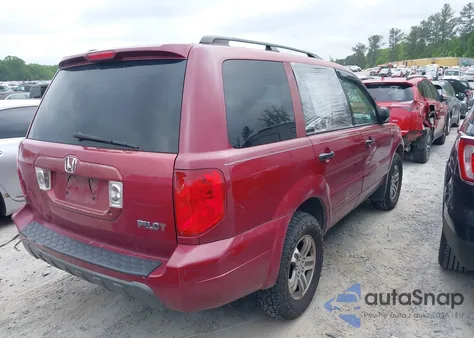 2005 Honda Pilot Ex from USA, damaged, VIN 2HKYF18485H524294